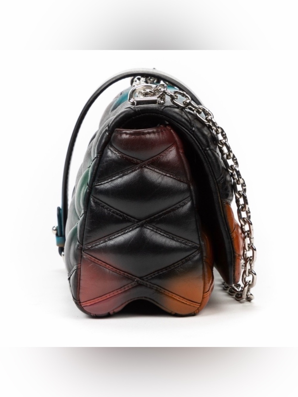 Louis Vuitton Shoulder bag Twist Puff in Black/Multicolour Calfskin leather - Picture 7 of 13
